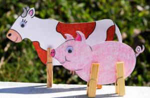 Шаблоны домашних животных для вырезания из бумаги, аппликации