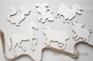 Набор заготовок из фанеры