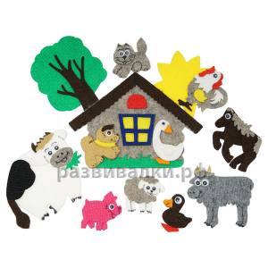 Животные из фетра