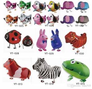 Прогулка Домашних Животных Мультфильм Баллон Фестиваль Животных Формы Формы Алюминиевые Фольги Воздушный Шар Милый Для Партии Детские Игрушки Животные Шарны634 От 75 руб