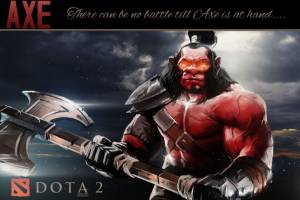 Шаблон Dota 2 плаката топор