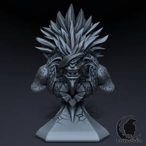 Файл STL ЩЕТИНИСТЫЙ БЮСТ DOTA 2 ・Шаблон для 3D-печати для загрузки・Cults