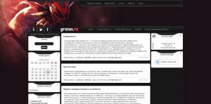 Игровой шаблон Dota для uCoz