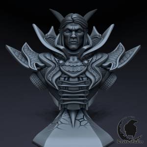 Файл STL БЮСТ ИНВОКЕРА В DOTA 2 ・Шаблон для загрузки и 3D-печати・Cults