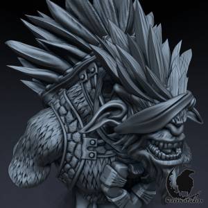 Файл STL ЩЕТИНИСТЫЙ БЮСТ DOTA 2 ・Шаблон для 3D-печати для загрузки・Cults