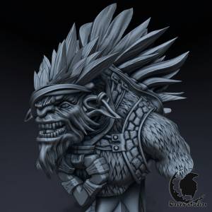 Файл STL ЩЕТИНИСТЫЙ БЮСТ DOTA 2 ・Шаблон для 3D-печати для загрузки・Cults