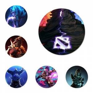 Dota 2 logo кухонный домашний декор холодильник магнитные наклейки открывалка для пива, колы 58 мм