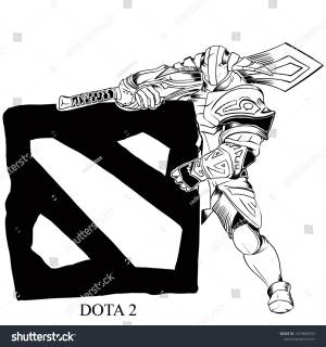 Sven Dota 2 Character Digital Painting