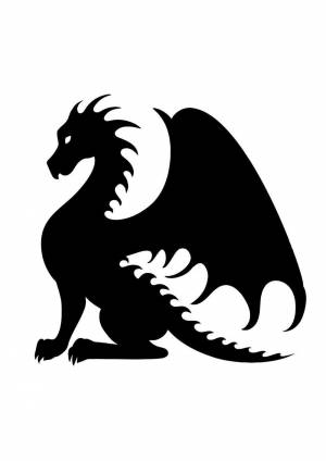 Трафареты Драконов