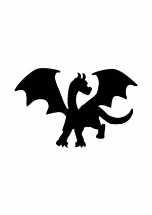 Трафареты Драконов