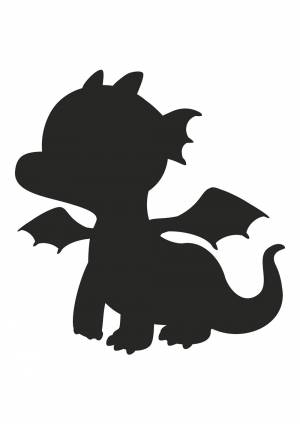 Трафареты Драконов