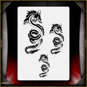 Трафарет для аэрографии и малярных работ Дракон 20*30 cm