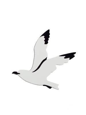 Чайка трафарет