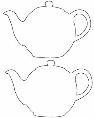 Трафареты посуды