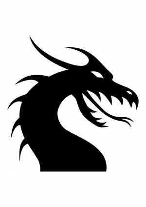 Трафареты Драконов