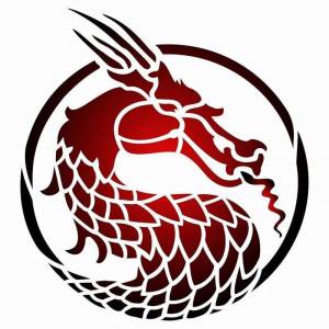 Трафареты дракончика для вырезания из бумаги