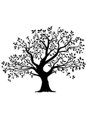 Трафареты Дуба