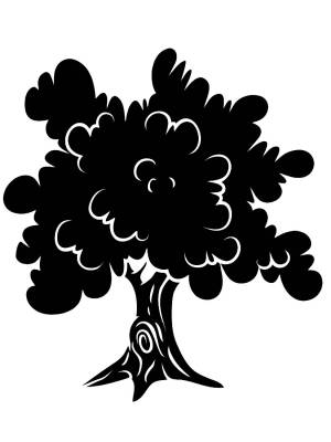 Трафареты Дуба