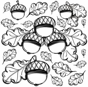 Картинки осенние трафареты