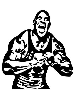 Трафареты Дуэйна Джонсона