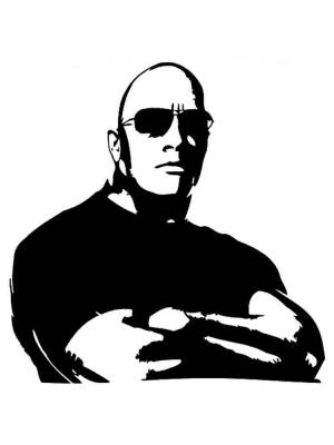 Трафареты Дуэйна Джонсона