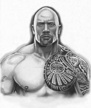 Раскраски Дуэйн джонсон