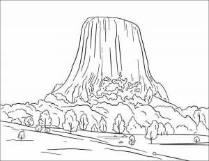 Раскраска скала