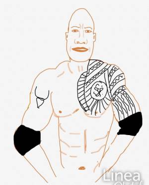 Создать мем джон сина раскраска, рисунок, дуэйн скала джонсон татуировки