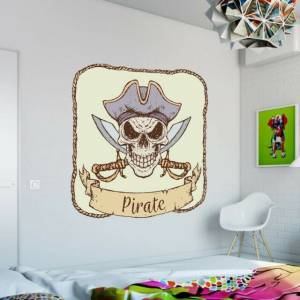 Pirates многоцветный декор трафареты, наклейки и художественный винил