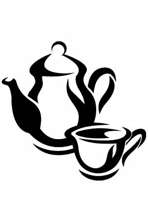 Трафареты посуды