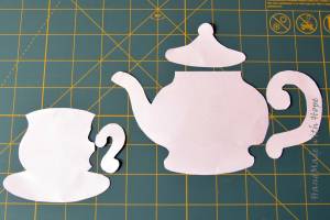 Трафарет чайника