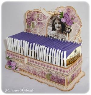 Декупаж картонного чайника для чайных пакетиков МК