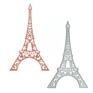 Металлический трафарет с изображением Эйфелевой башни Парижа для путешествий