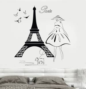 Трафарет эйфелевой башни