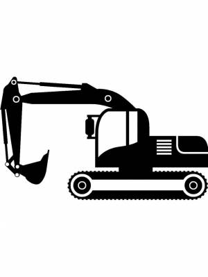 Трафареты Экскаватора