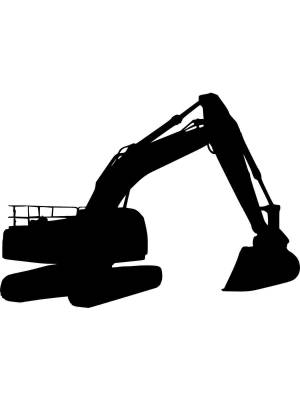 Трафареты Экскаватора