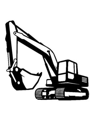 Трафареты Экскаватора