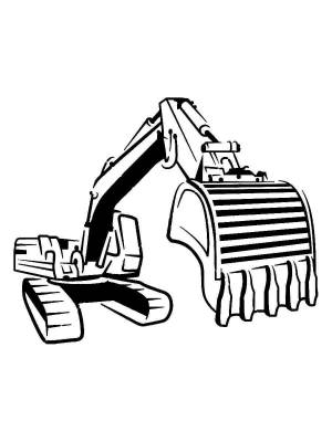 Трафареты Экскаватора