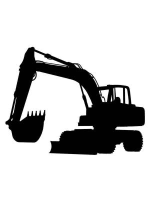 Трафареты Экскаватора