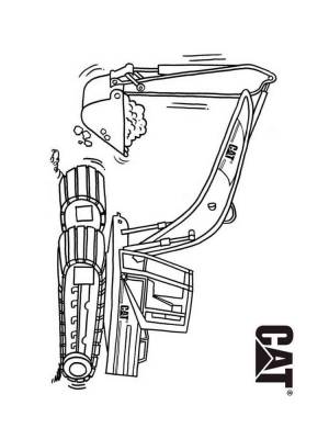 Раскраска Экскаватор