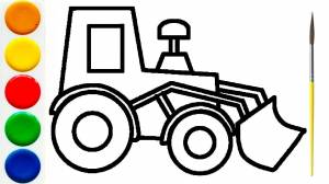 Рисунки робот экскаватор