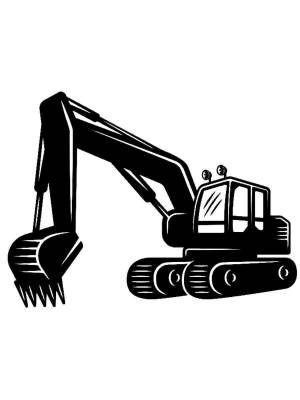 Трафареты Экскаватора