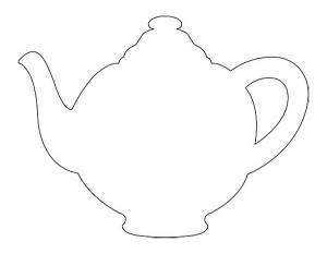 Раскраска Чайник