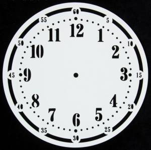 Трафарет Часы-Секундомер, D