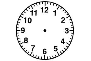 Трафареты Часов для вырезания из бумаги