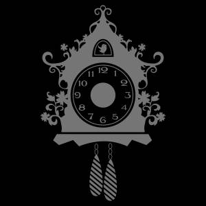 Трафарет Часы с кукушкой