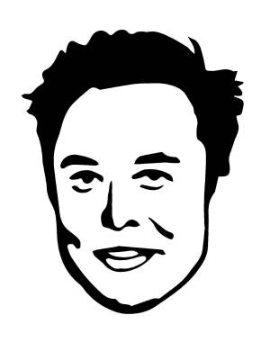 Трафареты Илона Маска