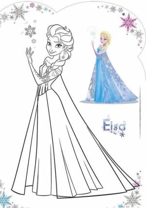 Трафареты холодное сердце эльза в полный рост