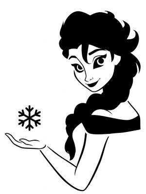 Трафареты Эльзы