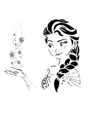 Трафареты Эльзы